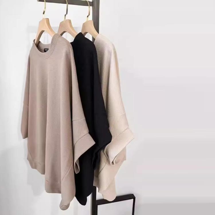 ドルマン 着やせ ゆったり カットソー 大きいサイズ トップス 体型カバー カジュアル Tシャツ レディース カットソー 半袖 着瘦せ ドルマンTシャツ フリーサイズ お尻が隠れる ドルマンスリーブ 二の腕カバー プルオーバー 無地 シンプル 春 夏 薄手 夏服