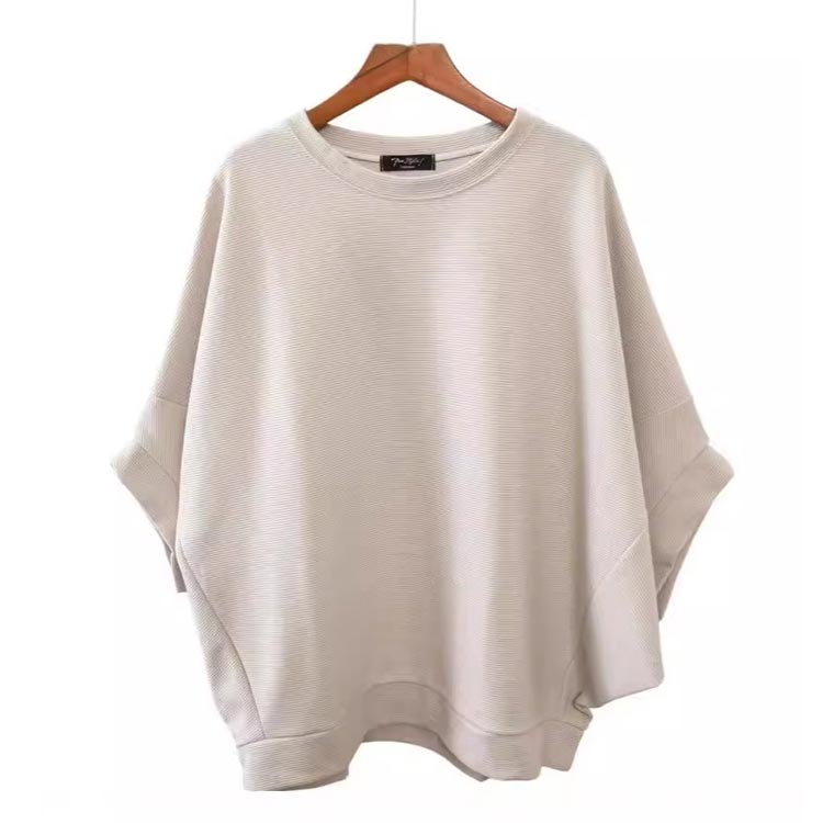 ドルマン 着やせ ゆったり カットソー 大きいサイズ トップス 体型カバー カジュアル Tシャツ レディース カットソー 半袖 着瘦せ ドルマンTシャツ フリーサイズ お尻が隠れる ドルマンスリーブ 二の腕カバー プルオーバー 無地 シンプル 春 夏 薄手 夏服