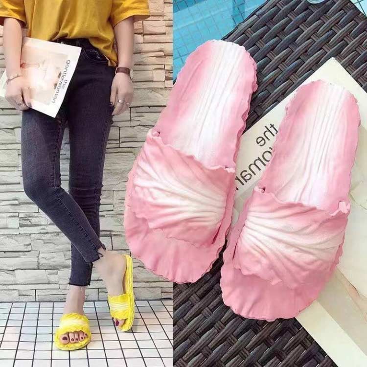 送料無料 野菜 おもしろグッズ ビーチ キャベツサンダル シャワーサンダル スリッパ 海 個性 リゾート サンダルシューズ お風呂場 ベランダ 川 葉 レディース グリーン 川 2