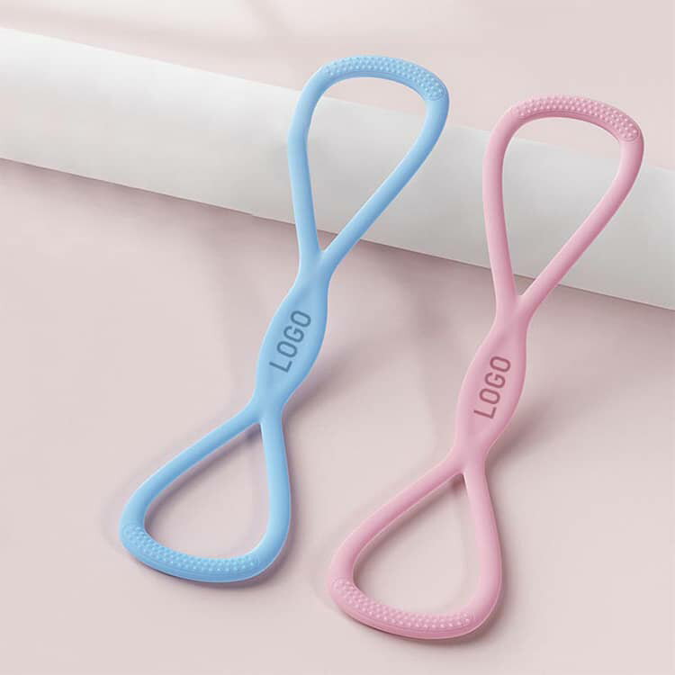 トレーニングチューブ ストレッチバンド 背中 ストレッチチューブ ストレッチバン...