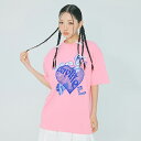 【Daylife公式】デイライフ HEART DAINY HALF T-SHIRT (4COLOR) 韓国 新学期 新生活 入学 小学生 中学生 高校生 大学生 旅行 プレゼント 可愛い Tシャツ トップス 半袖 韓国ファッション