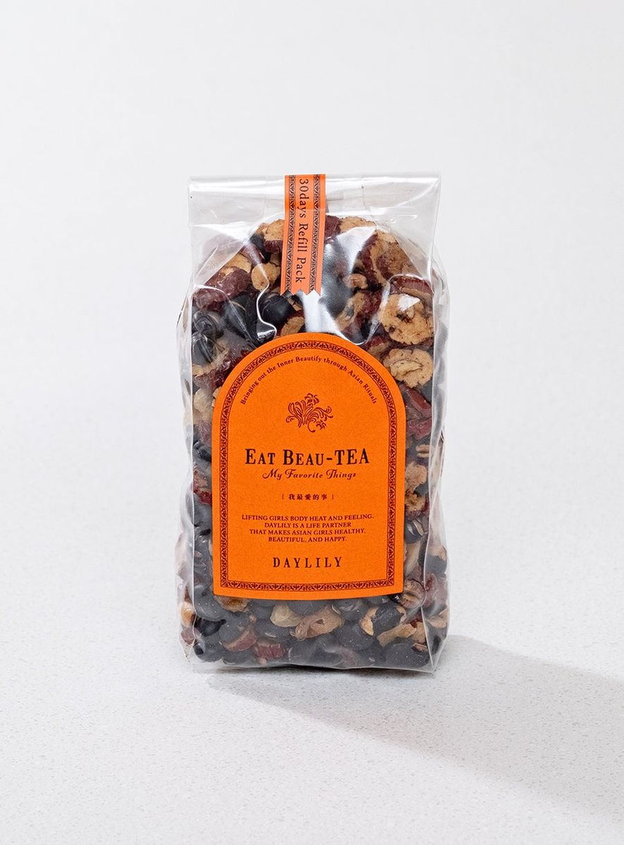 夏こそ温活!食べるお茶RefillEATBEAU-TEA~MyFavoriteThings~(ナツメ・黒豆・龍眼)【漢方薬剤師監修】リフィルタイプ【2点買うと800円引き!】