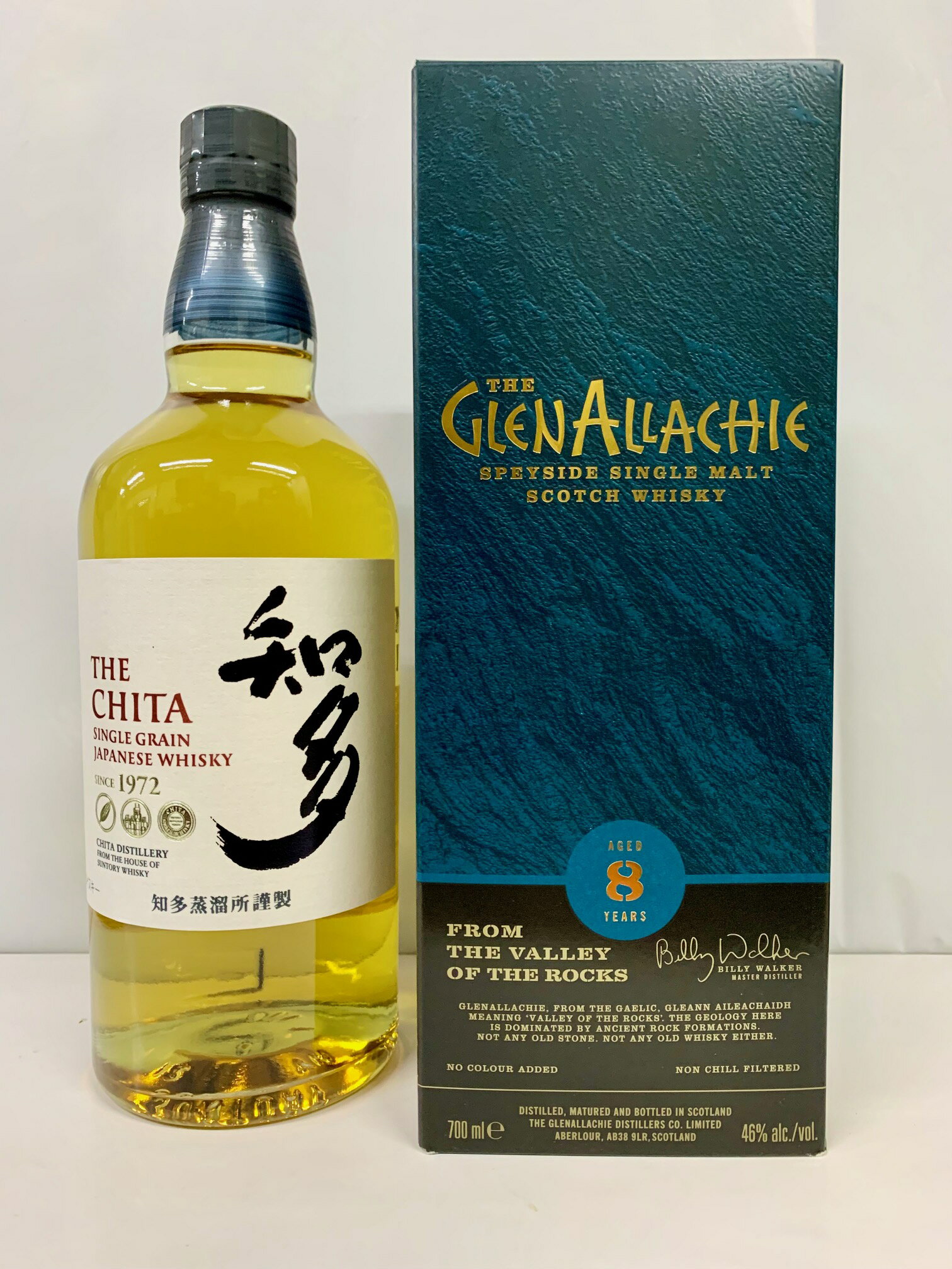 サントリー　知多　43％　700ml×1本グレンアラヒー8年　46％　700ml×1本2本セット