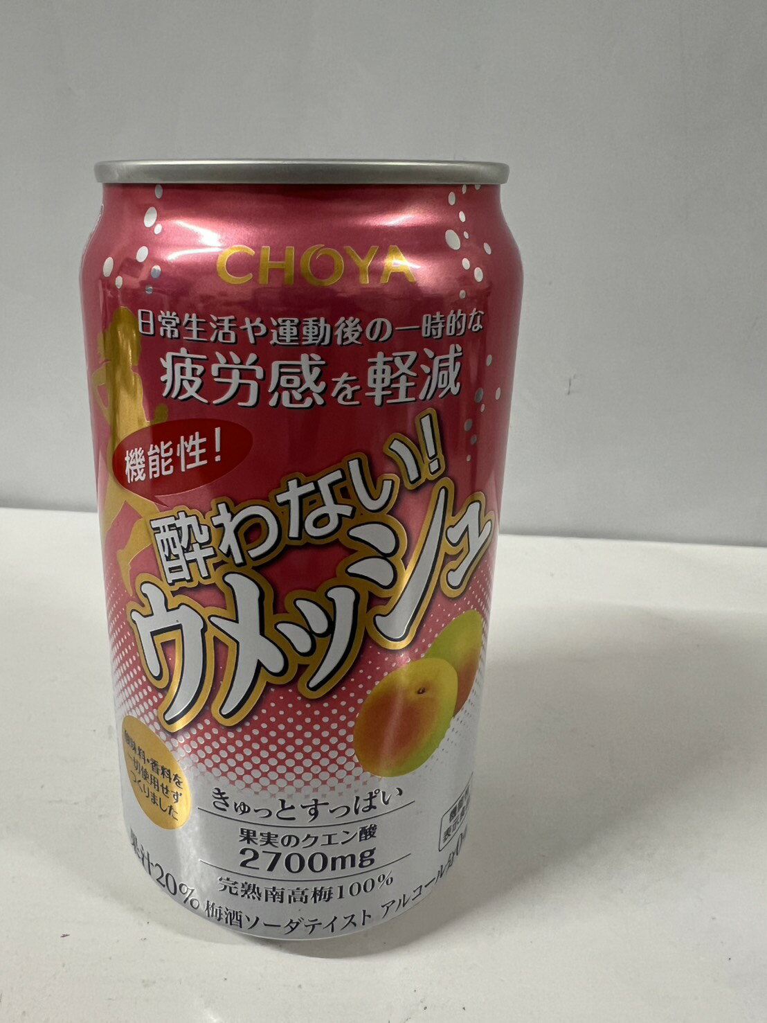 【送料無料】チョーヤ　機能性酔わないウメッシュ　350ml（24缶入）ケース　※北海道、沖縄は送料別途(税込)1,950円かかります