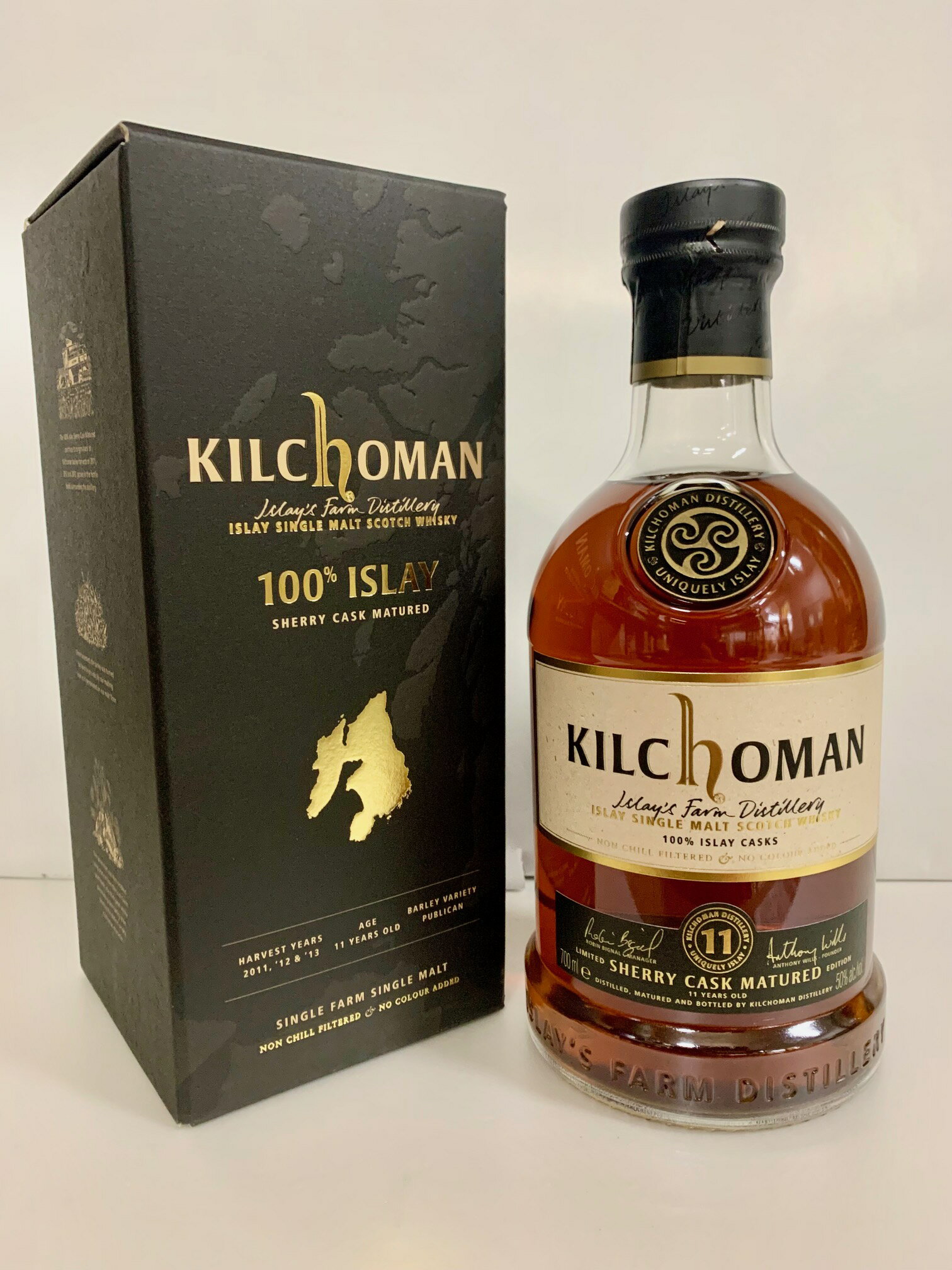 キルホーマン&nbsp;キルホーマン100％アイラ 11年 シェリーカスク　50％　700ml