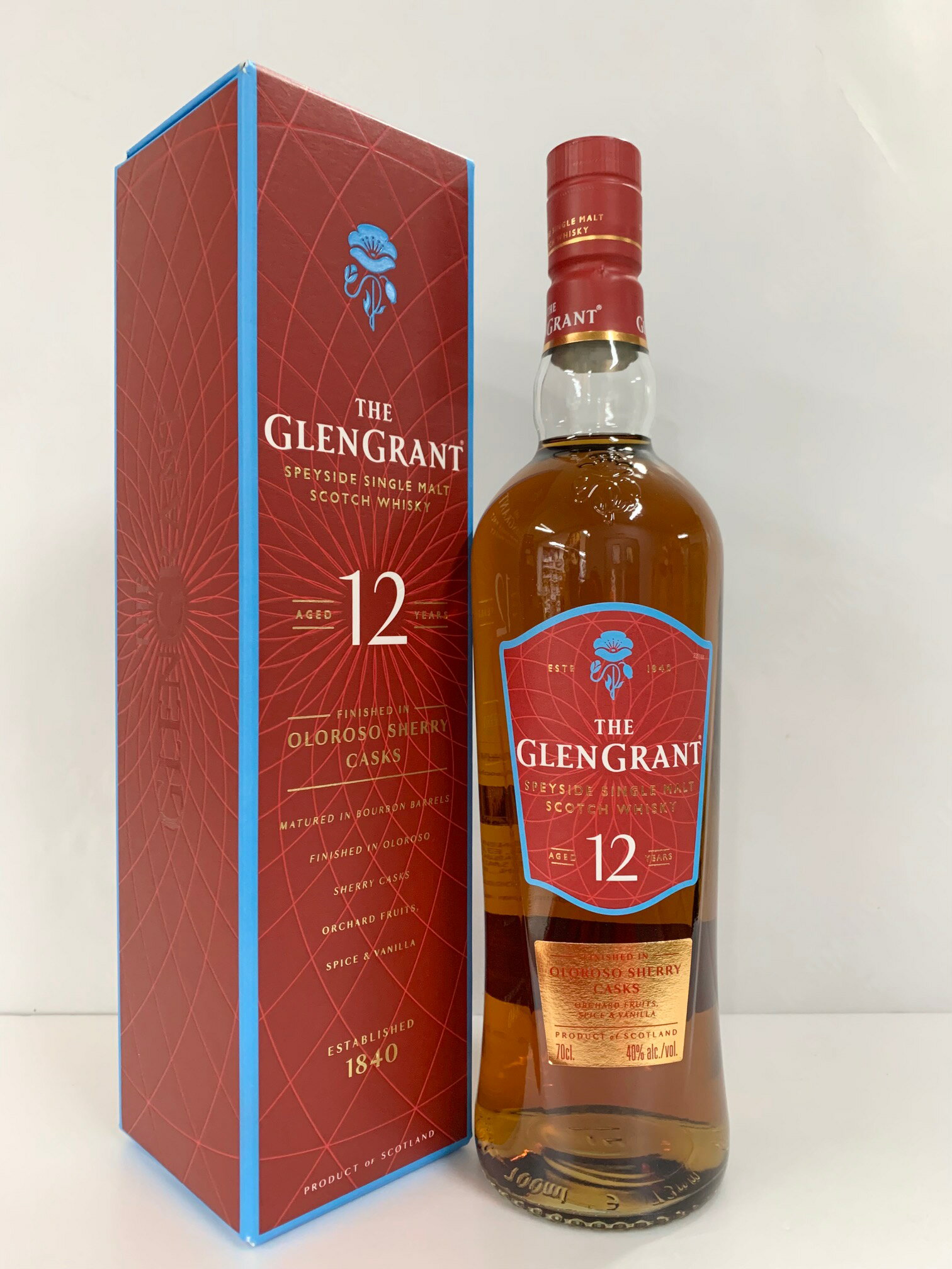 グレングラント12年 シェリーカスクフィニッシュ 40％ 700ml