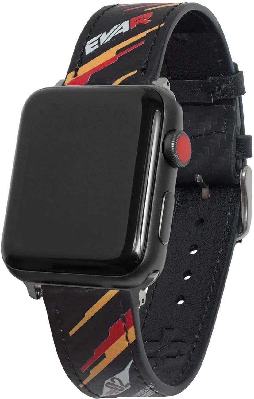 【メール便送料無料】 エヴァンゲリオン レーシング 正規品 apple watch アップルウォッチ ベルト メンズ 本革 カーボンレザー 替えバンド EVA 弐号機 惣流 アスカ ラングレー 式波 アスカ ラングレー 第6世代 全世代対応 38mm 40mm 42mm 44mm jn-wc002-2