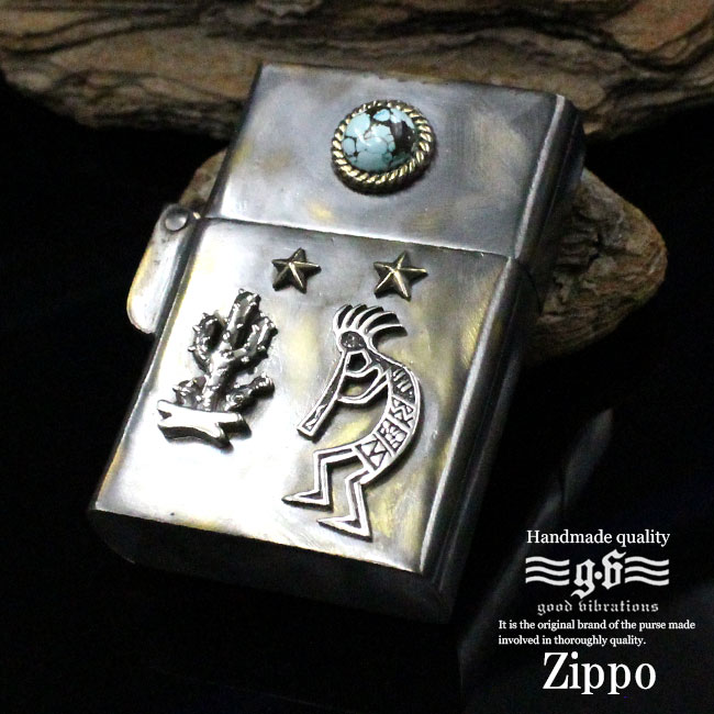 【最大2000円OFFクーポン】 good vibrations グッドバイブレーション Zippoライター アンティーク調 ブラス製デザインアーマーモデル コ...