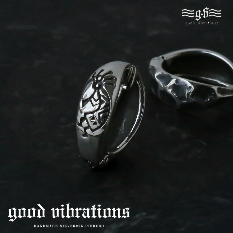 ピアス イヤリング フェイクピアス メンズ レディース シルバー925 ココペリ お守り 片耳用 バ ...