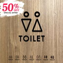 【TOILET】ピクトサイン アクリル製 トイレ マーク