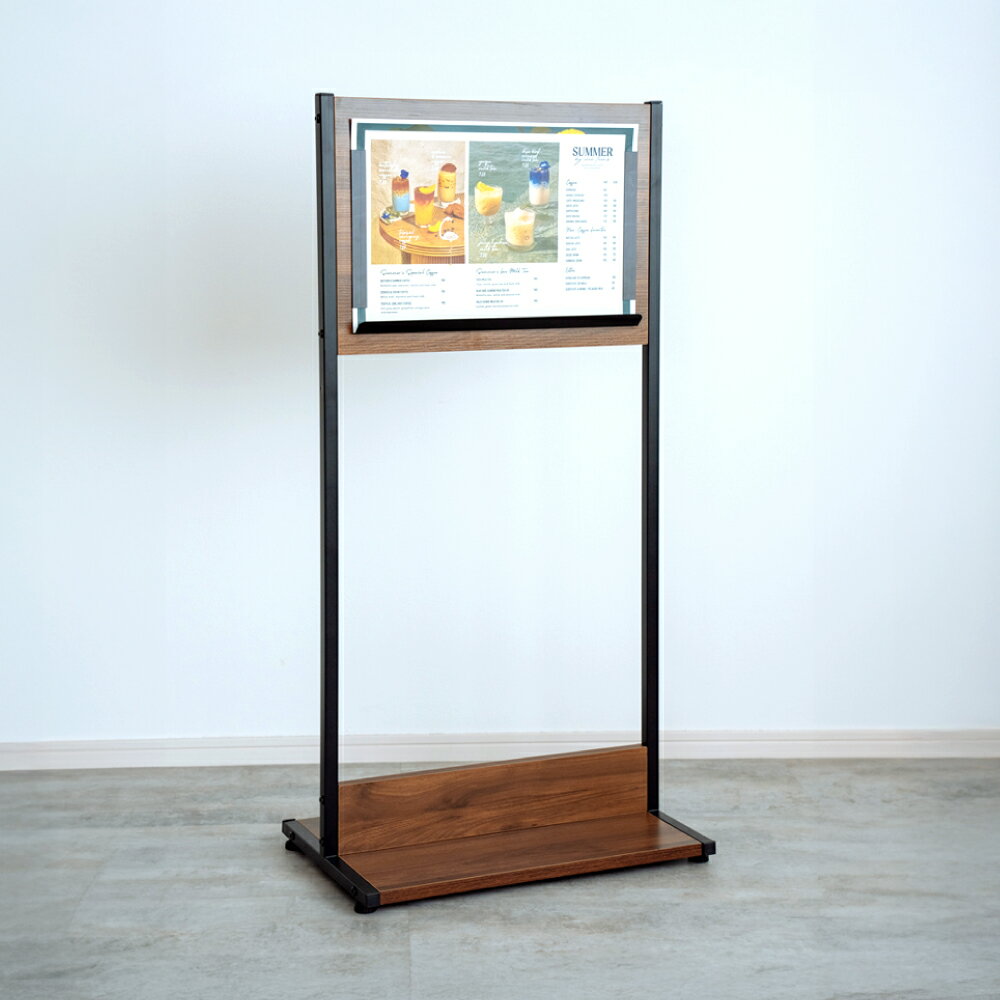 ＼超！ブラックフライデー開催！／木製 メニュースタンド 看板 A3サイズ 立て看板 順番待ち記名台 メニ..