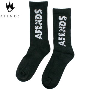 Afends アフェンズ ソックス 靴下 フリーサイズ クルーソックス スケートボード サーフブランド SOCKS A213665