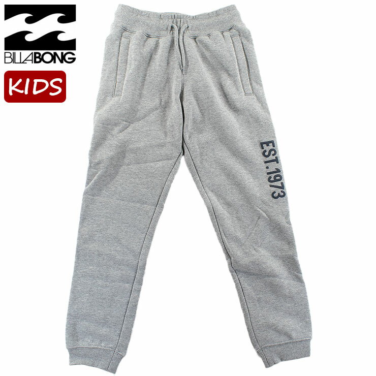 ビラボン 子ども用 キッズ スウェットパンツ ズボン ロゴプリント ロングパンツ サーフブランド BILLABONG BD016005