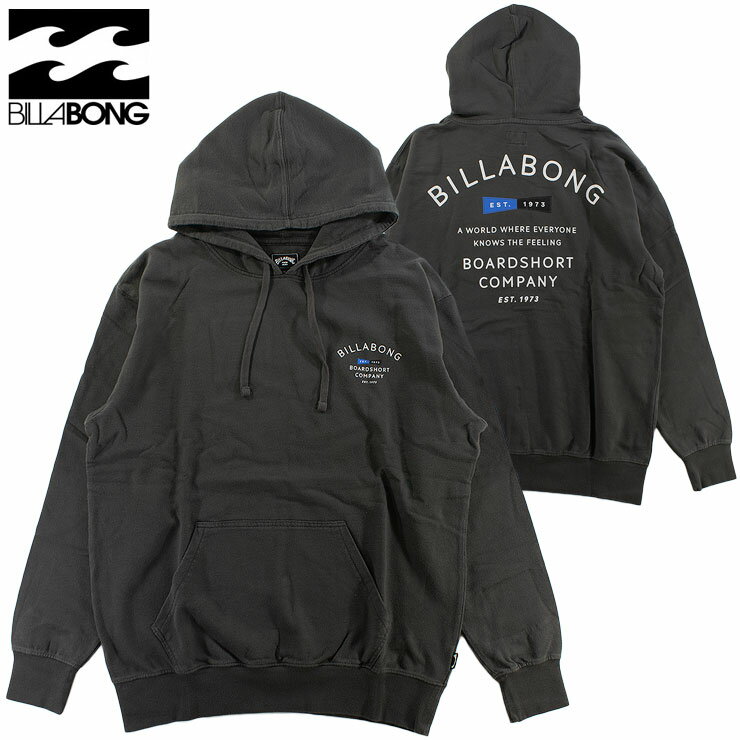 Rakuten - メンズ パーカー ビラボン スウェット フード 長袖 バックプリント プルオーバー 洗い加工 BILLABONG BE012008