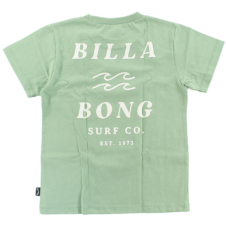 キッズ Tシャツ ビラボン BILLABONG BF015201 バックプリント 子ども用 ロゴプリント 半袖TEE サーフファッション