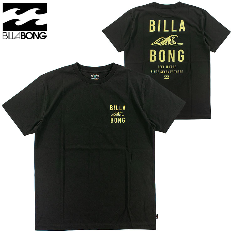 ビラボン メンズ Tシャツ 半袖 レギュラーフィット クリーンウェーブ コットン100％ サーフブランド BILLABONG BG01A202