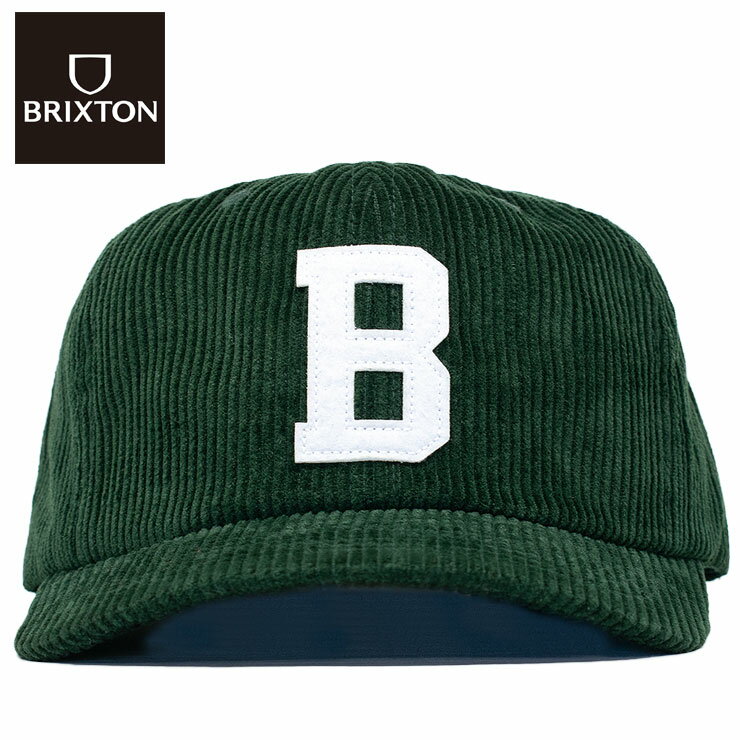 ブリクストン アジャスターバックキャップ コーデュロイ 6パネル CAP 帽子 フリーサイズ BRIXTON BIG B..