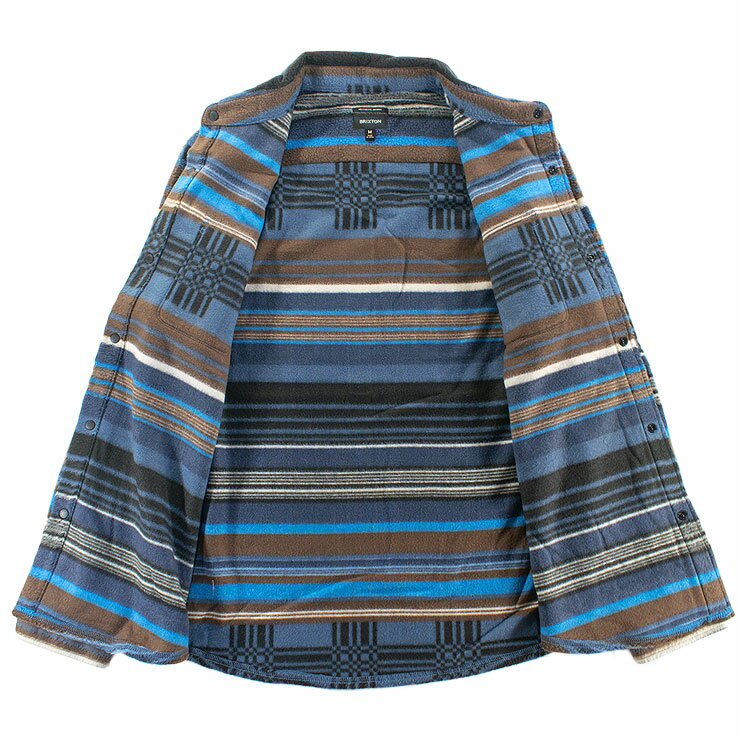 BRIXTON メンズ シャツ L/S SHIRTS 長袖シャツ フランネル サーフブランド ブリクストン BOWERY ARCTIC STRETCH FLEECE 3