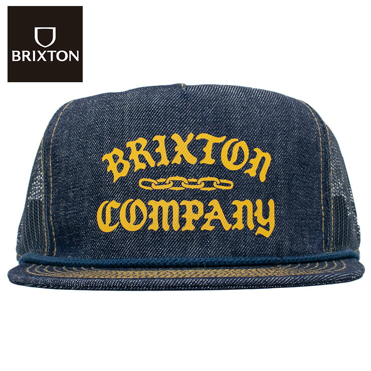 Rakuten - ブリクストン チェインズ キャップ ロゴ スナップバック トラッカーハット ストリート 帽子 BRIXTON CHAINS NETPLUS TRUCKER HAT