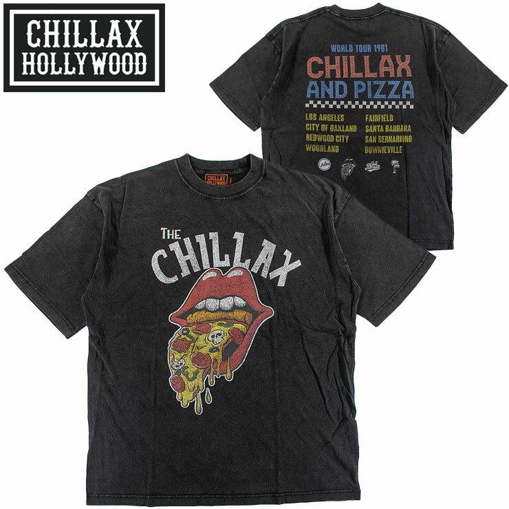 CHILLAX チラックス メンズ Tシャツ バンド ヴィンテージ 半袖 オーバーサイズ STONES ストーンズ 242CL1ST024