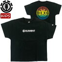 エレメント キッズ Tシャツ 半袖 ELEMENT BE02E246 ツリーロゴ 子ども用 ワイドシルエット コットン100% スケートボード