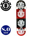 ELEMENT QUADRANTエレメント スケートボード コンプリート 8.0inch 完成品 コンプリートセット トラック付 ウィール付