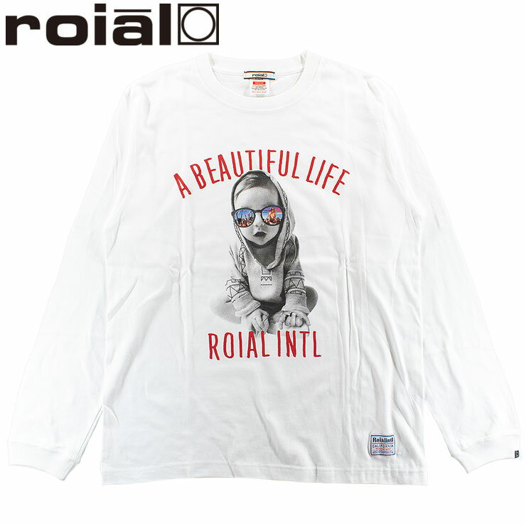 メンズTシャツ ロイアル ベビーフォトプリント ロングスリーブ サーフブランド 長袖 ロンT 赤ちゃん フォトTEE ROIAL R233MLT01