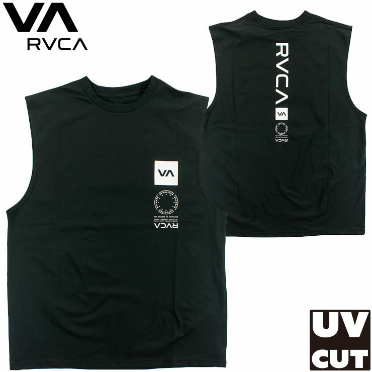 ルーカ タンクトップ  メンズ メンズ ラッシュガード RVCA ルーカ タンクトップ UVカット UPF50+ ノースリーブ 水陸両用 ハイブリット ルカ BE041806