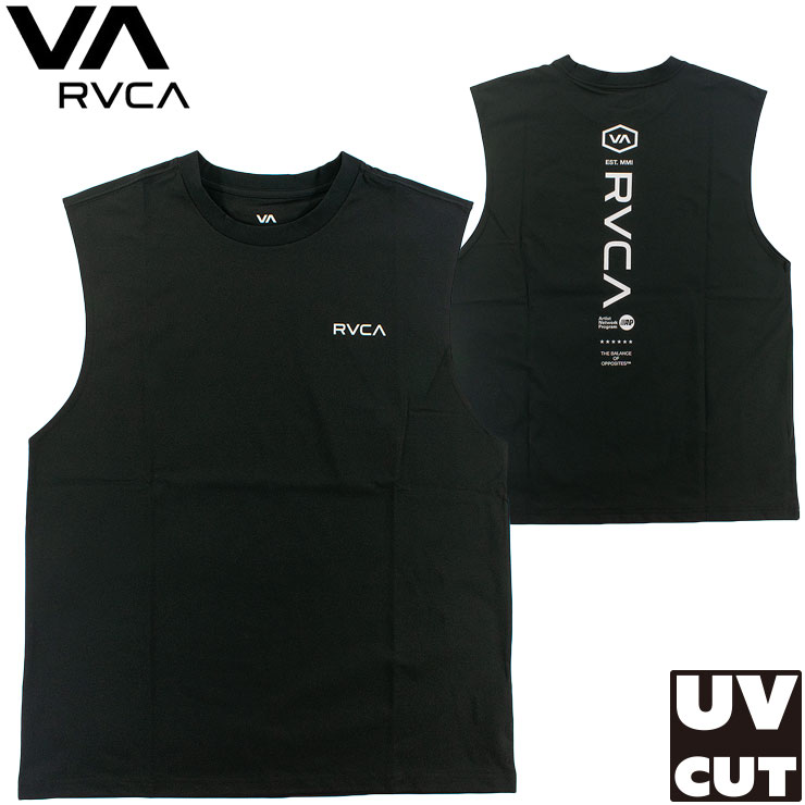 Rakuten - RVCA ルーカ メンズ ラッシュガード タンクトップ UVカット UPF50+ ノースリーブ 水陸両用 ハイブリット ルカ BG041862