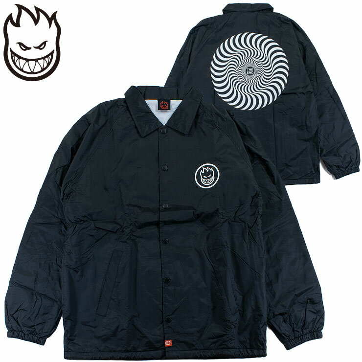 スピットファイア SPITFIRE コーチジャケット メンズ ウインドブレーカー ジャケット スケーター CLASSIC SWIRL COACH JACKET