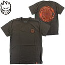 スピットファイア メンズ Tシャツ ロゴ 半袖TEE スケーターファッション ティーシャツ SPITFIRE CLASSIC SWIRL OVERLAY SS TEE