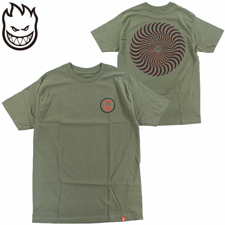Rakuten - メンズ Tシャツ ロゴ 半袖TEE スケートボード ティーシャツ CLASSIC SWIRL OVERLAY TEE スピットファイア SPITFIRE