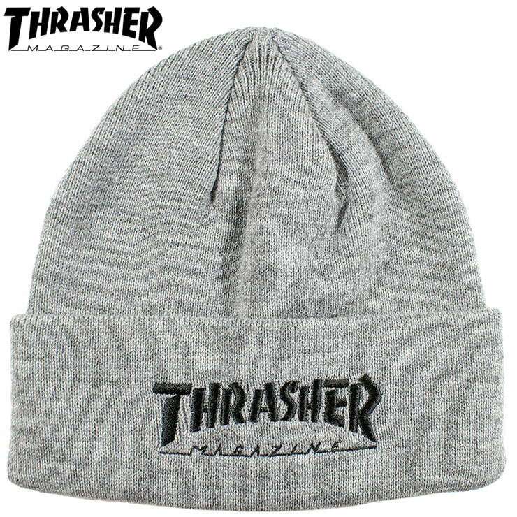 Rakuten - ビーニー スラッシャー ニットキャップ 帽子 BEANIE スケーター ファッション 男女兼用 THRASHER 20TH-N52