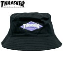 スラッシャー バケットハット バケハ サファリハット 帽子 ハット HAT メンズ レディース ワンポイント THRASHER 21TH-H04