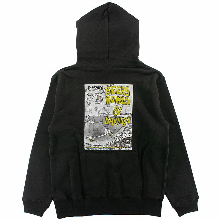 メンズパーカー スラッシャー プルオーバー 定番ロゴ ユニセックス フーディー スウェットパーカー THRASHER TH95142
