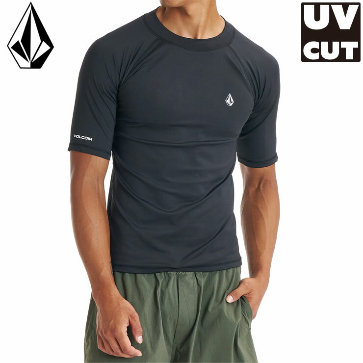 Short Sleeve - メンズ ラッシュガード ボルコム ラッシュT UPF50+ 日焼け防止 ショートスリーブ 半袖 スイムウェア VOLCOM VLY261013