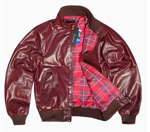 秋冬 新品 G9 レトロ 本革 上品 羊革 メンズライダースジャケット 革ジャン S~4XL ワインレッド