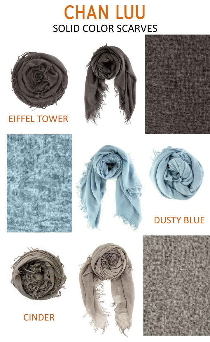 CHAN LUU チャンルー 大判ストール スカーフ マフラー ユニセックス フリンジ 海外セレブ チャン・ルー BRH-SC-140 SOLID COLOR SCARVES CASHMERE stole カシミヤ ギフト