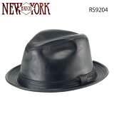 NEW YORK HAT ˥塼衼ϥå ॹեɥ ޤϥå LAMBSKIN FEDORA  RS9204 ˹ ץ쥼Ȥˤ
