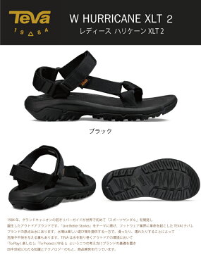 TEVA テバ ハリケーン hurricaneXLT2 W 1019235 レディース アウトドアサンダル スポーツ サンダル ビーチサンダル ブラック outdoor