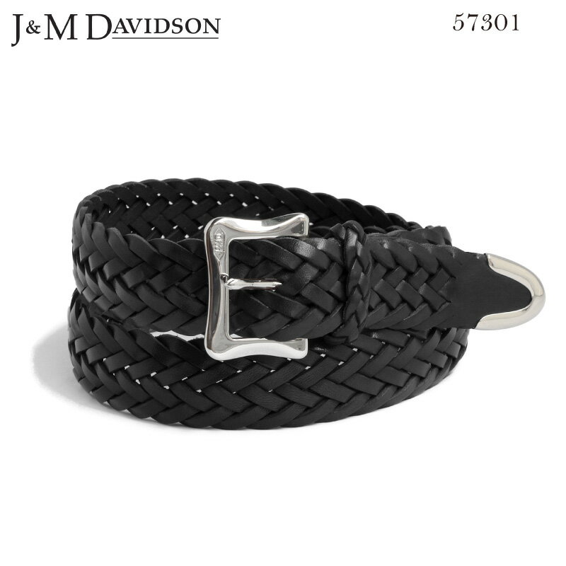 ジェイ＆エム デヴィッドソン J&M DAVIDSON メッシュベルト BLACK ブラック 30mm ENVELOPE BUCKLE TIP END 30MM TIN PLATED BELT BENT-0TP-AN30 57301 9990 黒 ジェイアンドエム デヴィッドソン メンズ