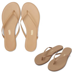 TKEES ティキーズ レザーサンダル Foundation Matte COCOBUTTER BEACH BUM レディース トング ビーチサンダル ビーサン TONG SANDAL つやなし マット