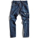 DSQUARED2 ディースクエアード メンズ デニム ジーンズ TIDY BIKER JEAN RIP OFF WASH S74LB0714 S30342