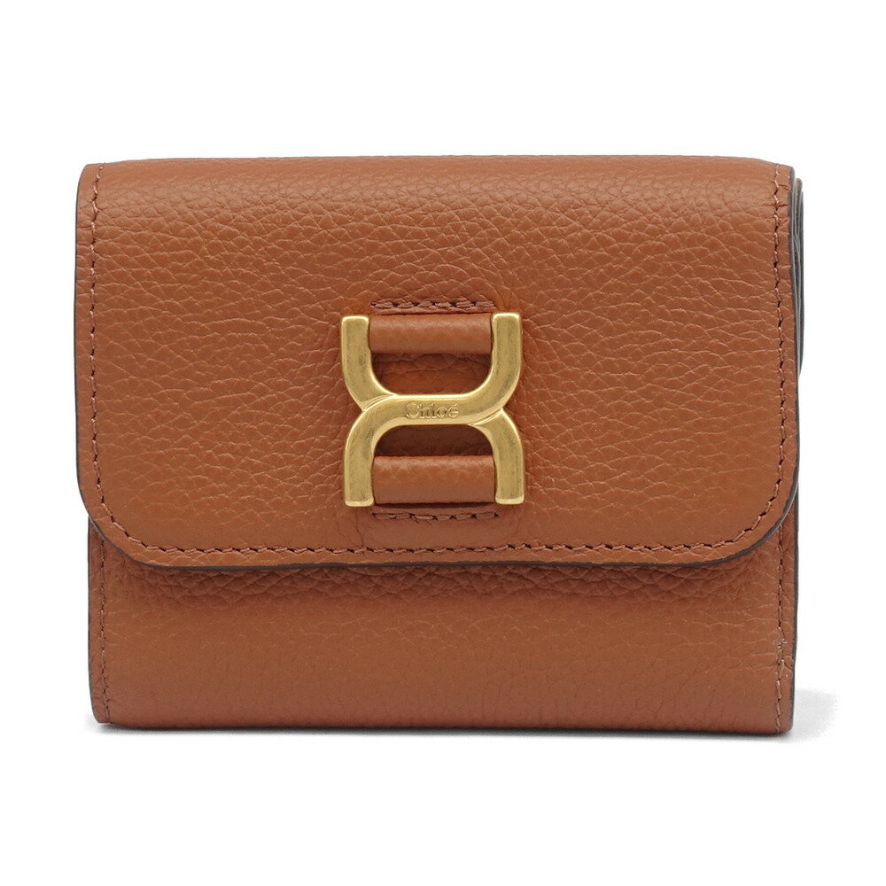 CHLOE クロエ スモール三つ折り財布 マーシー タン MARCIE Tan 25M CHC23AP099I31