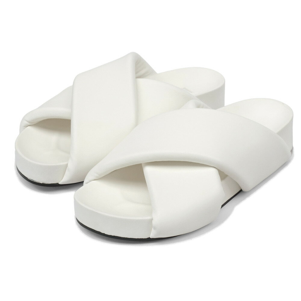 JIL SANDER ジルサンダー レディース クロススライドサンダル ホワイト J15WP0043 P5057 100 OPTIC WHITE