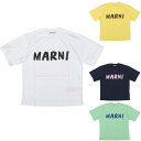 MARNI マルニ レディース ロゴ半袖Tシャツ クルーネック THJET49EPH-USCS11