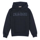 MARNI マルニ キッズ ロゴ入り長袖スウェット パーカー フーディー MS315U M01409 0M803 ネイビー ガール 大人もOK(4)