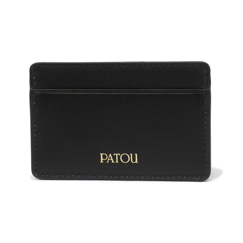 PATOU パトゥ レザーカードホルダー JP CARD HOLDER SL0015000 999B BLACK
