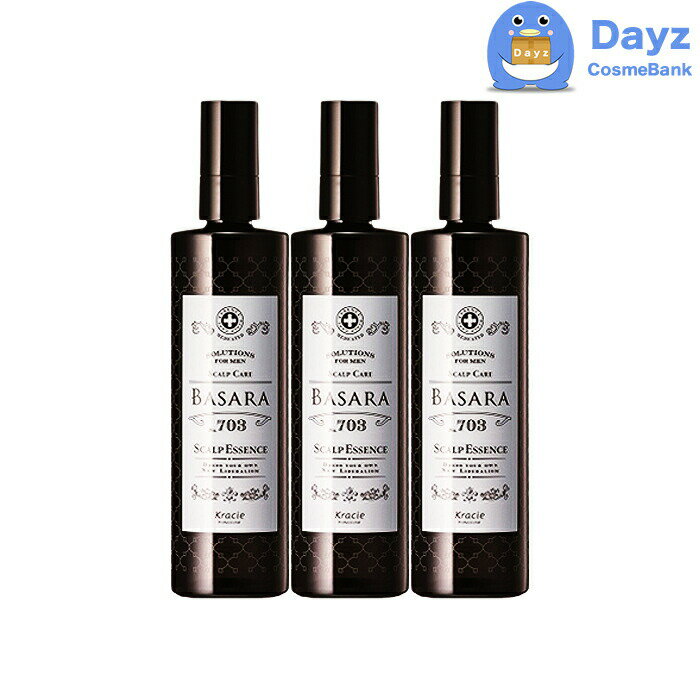 クラシエ バサラ 薬用スカルプエッセンス EX 703　145mL　3点セット　医薬部外品　｜　抜け毛 薄毛 かゆみ フケ　スキャルプトニック BASARA