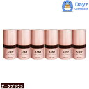 ルアン スーパーミリオンヘアー ファンデーション 12g ダークブラウン 6点セット | 白髪リタッチ 生え際カバー | SMH ファンデーション | 白髪隠し 薄毛隠し 分け目隠し